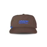 BROWN UNSTRUCTURED RIPSTOP NYLON CAP