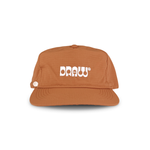 COPPER ORANGE UNSTRUCTURED RIPSTOP NYLON CAP