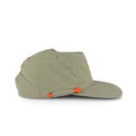 KHAKI GREEN UNSTRUCTURED RIPSTOP NYLON CAP