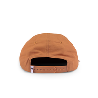 COPPER ORANGE UNSTRUCTURED RIPSTOP NYLON CAP