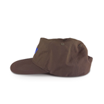 BROWN UNSTRUCTURED RIPSTOP NYLON CAP