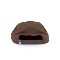 BROWN UNSTRUCTURED RIPSTOP NYLON CAP