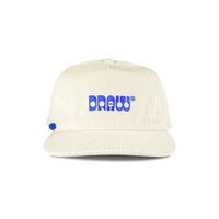 OFF-WHITE UNSTRUCTURED CORDUROY CAP
