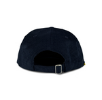 DEEP NAVY UNSTRUCTURED CORDUROY CAP
