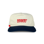 OFF-WHITE MIDNIGHT NAVY UNSTRUCTURED RIPSTOP NYLON CAP