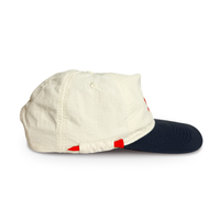 OFF-WHITE MIDNIGHT NAVY UNSTRUCTURED RIPSTOP NYLON CAP